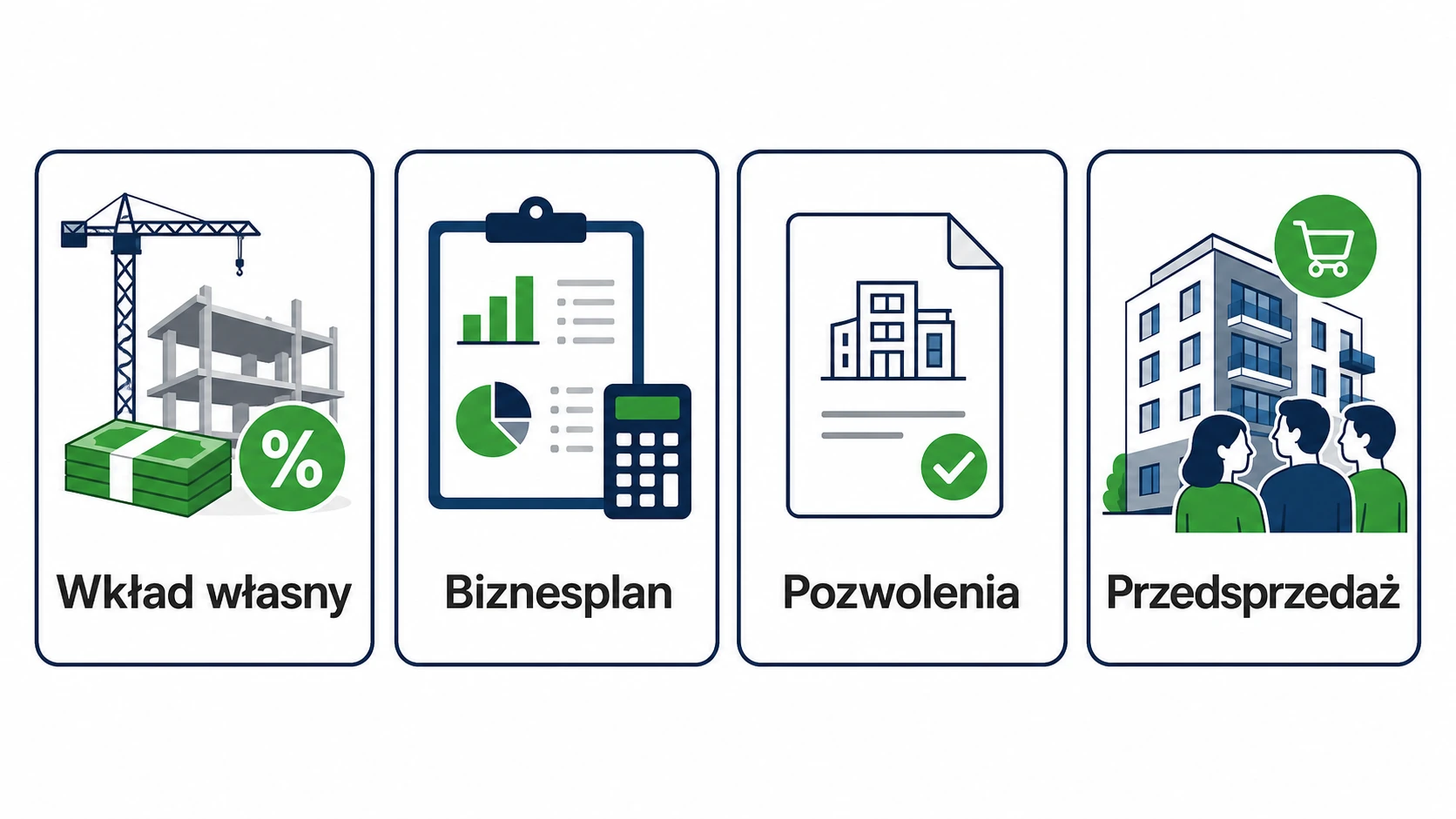 Cztery warunki kredytu deweloperskiego: wkład własny, biznesplan, pozwolenia i przedsprzedaż