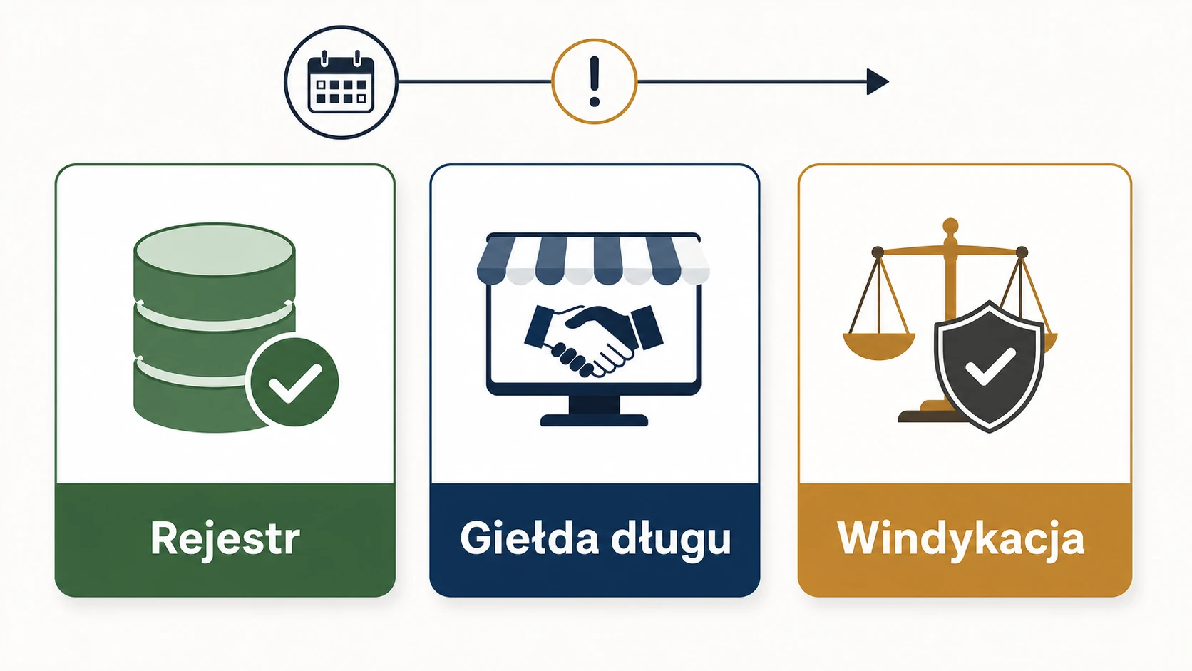 Opcje dla wierzyciela po braku spłaty: rejestr, giełda długu i windykacja