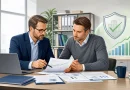 Ilustracja przedstawiająca postępowanie sanacyjne jako plan naprawczy dla zadłużonej firmy